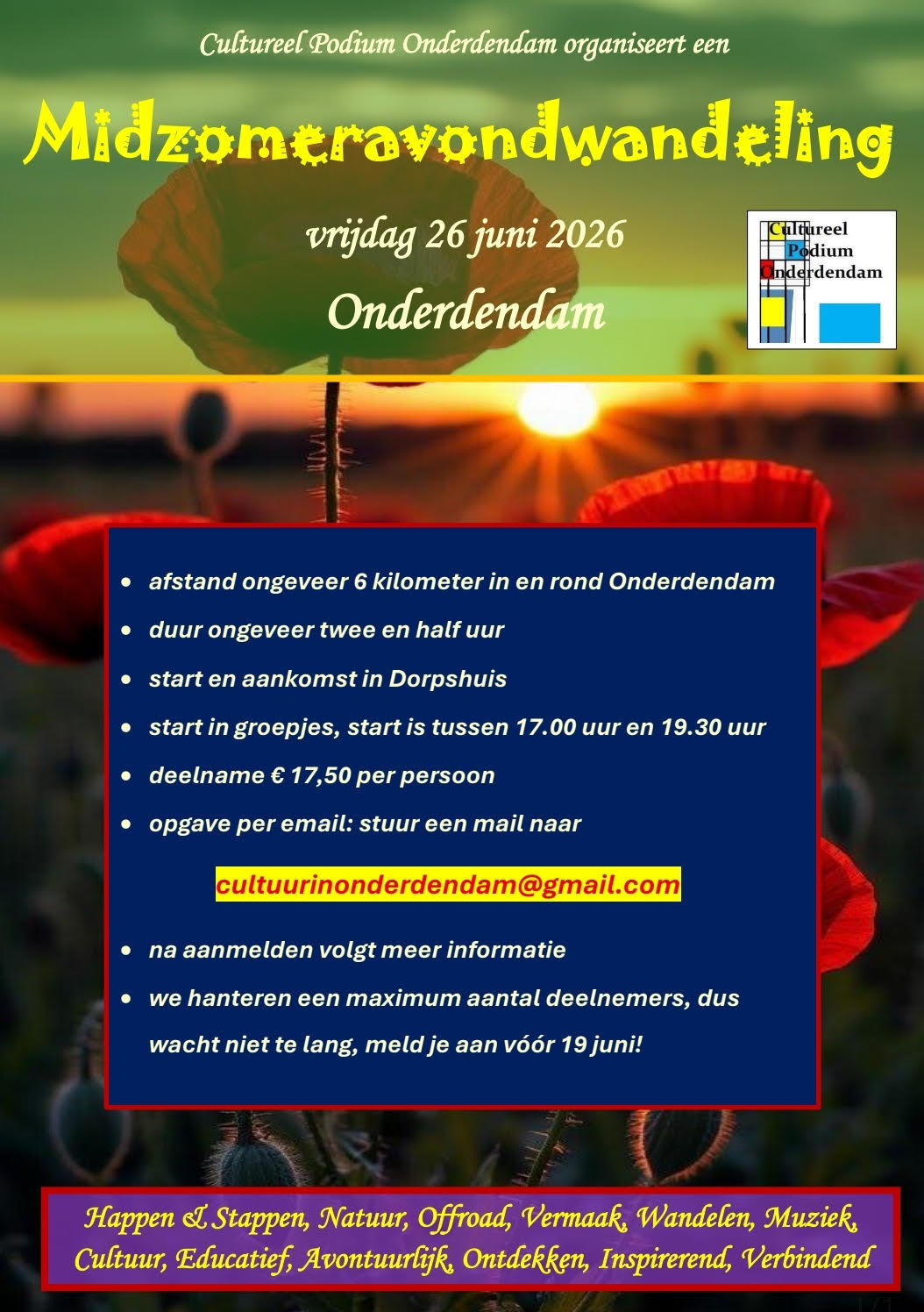 midzomeravond-wandeling